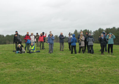 Photo of walkers on the Burnbake/Bushey walk – Jan 31, 2024