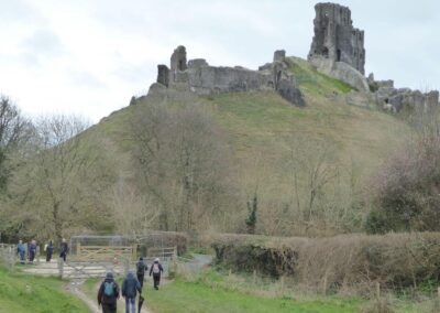 Photo taken approaching Corfe Castle – March 9, 2024