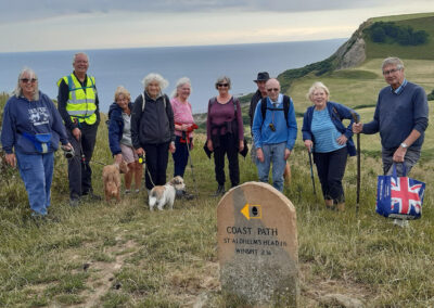 Group photo of walkers – July 11, 2024