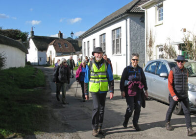 Photo of walkers in Shitterton – March 1, 2025