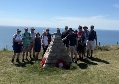 Group photo top of Bindon Hill – May 10, 2025