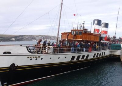 Photo of the Waverley at Swanage pier – September 9, 2025