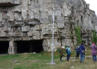 Photo of walkers at Winspit Quarry – September 17, 2025