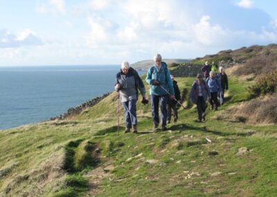 Photo of walking group near Durlston Castle – December 3, 2025