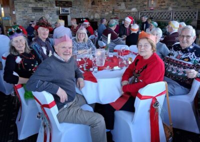 Photo of walking group members enjoying Christmas Lunch – December 10, 2025