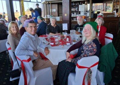 Photo of walking group members enjoying Christmas Lunch – December 10, 2025
