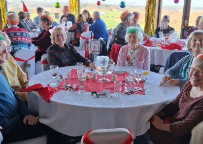 Photo of walking group members enjoying Christmas Lunch – December 10, 2025