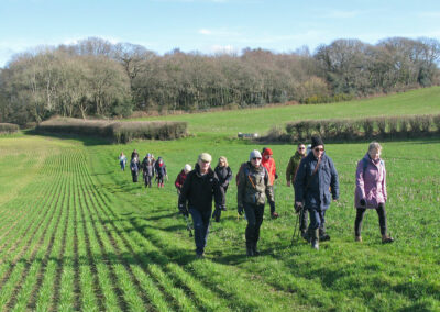 Photo of group on the Morden Lane bridleway – February 14, 2026