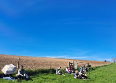 Photo taken during lunch break beneath a stunning blue sky – March 21, 2026