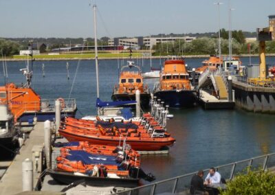 Photo of RNLI boats at the college in Poole – April 30, 2026