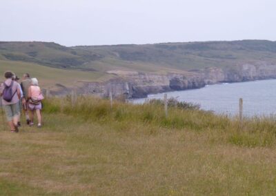 Photo of group walking towards Seacombe – June 22, 2026