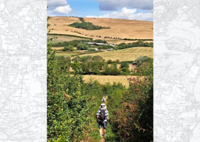 Photo of walkers near Portesham – August 1, 2026