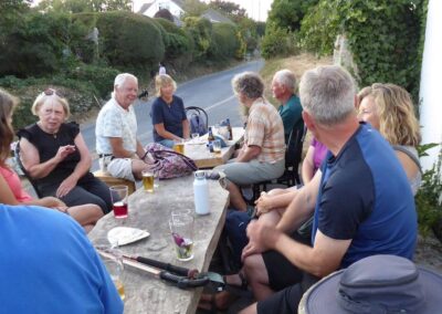 Photo of group at the Square & Compass – August 3, 2026