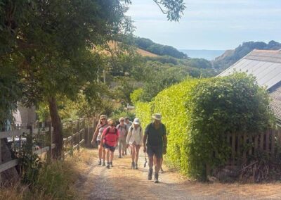 Photo of group starting the accent from West Lulworth – August 8, 2026