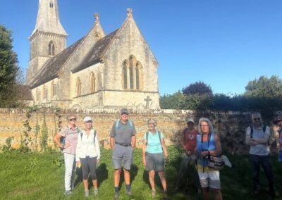 Group photo outside St Mary the Assumption Church, Bradford Peverell – September 23, 2026